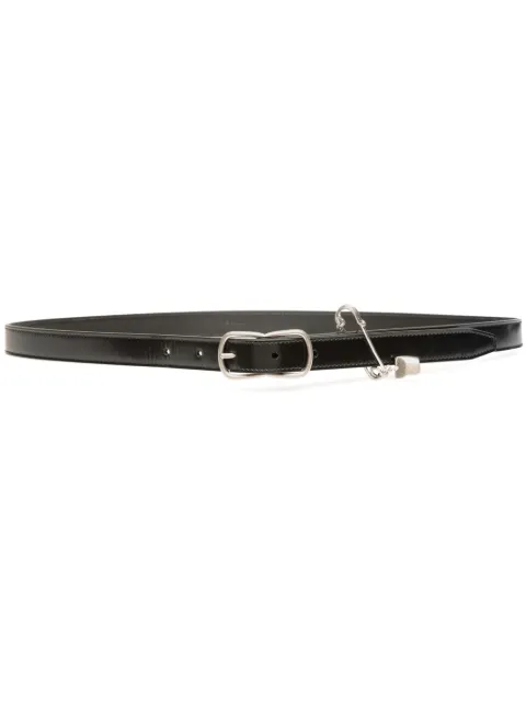 Bally leather belt