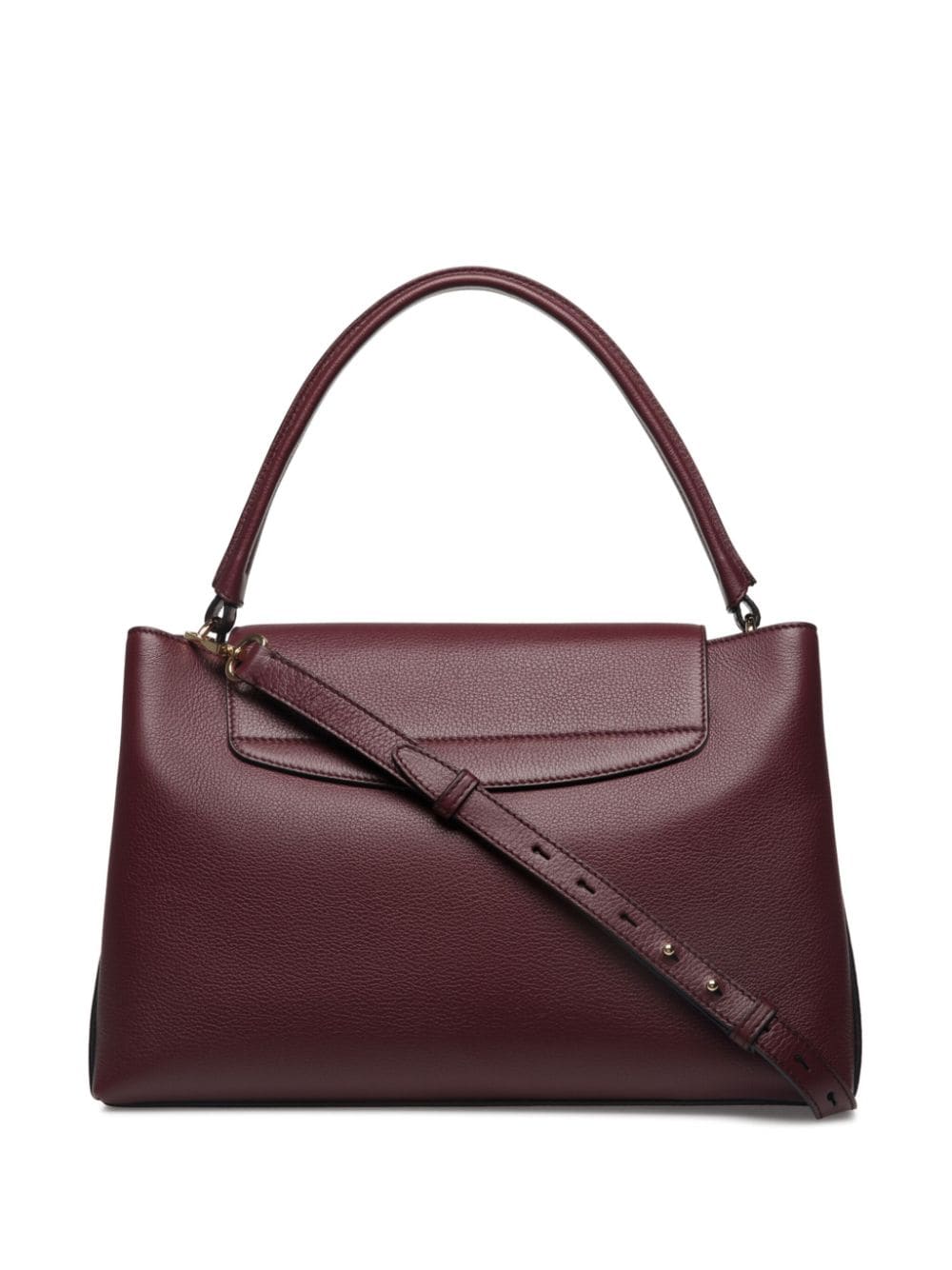 Shop Bally Layka Leather Tote Bag In Red