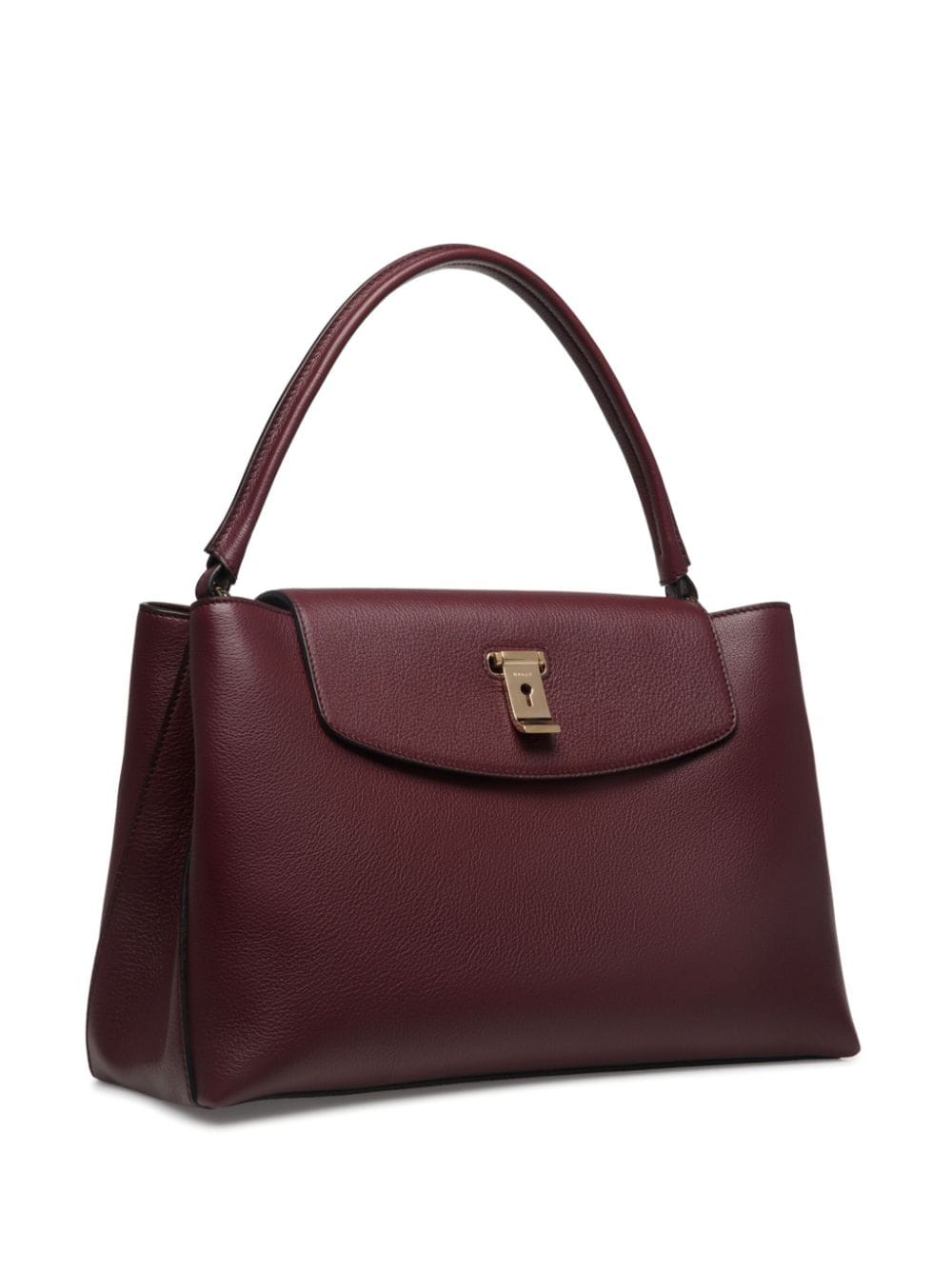 Shop Bally Layka Leather Tote Bag In Red