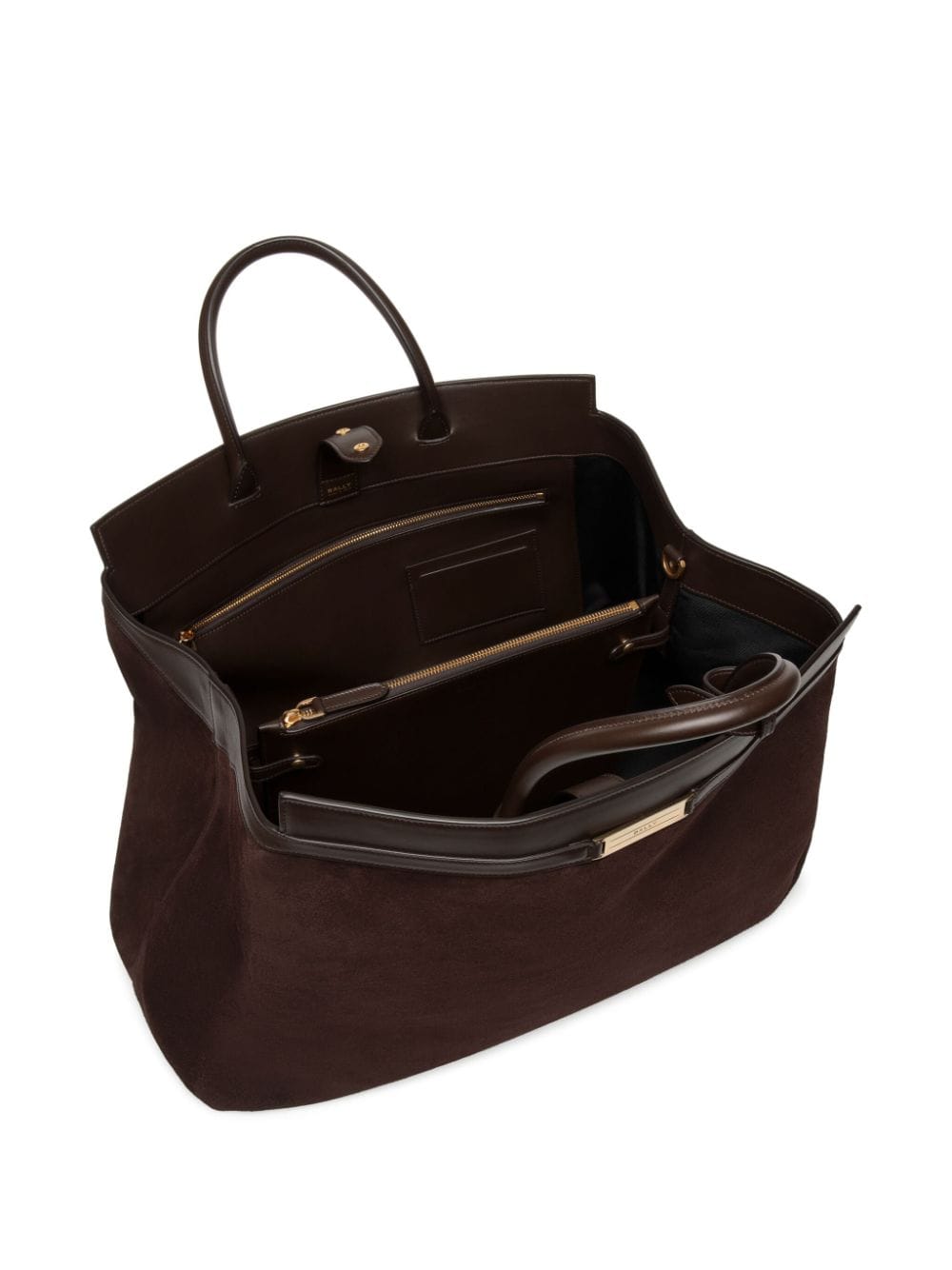 Shop Bally Deco Tote Bag In Brown