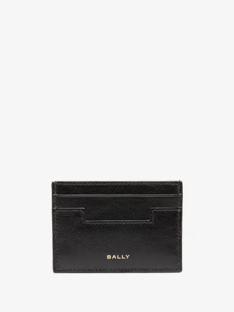 Bally logo-print leather cardholder