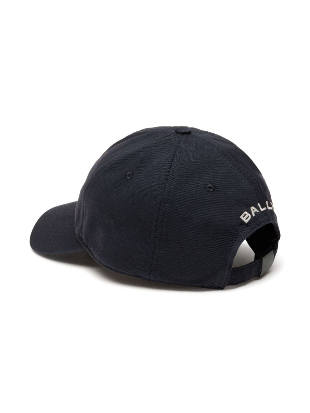 Shop Bally Candy-embroidered Cotton Cap In Blau