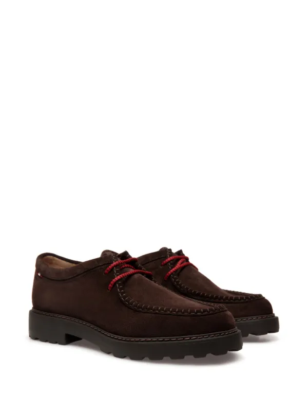 BALLY ブラウン 革靴 Bally レザー ダービーシューズ | ブラウン | FARFETCH JP