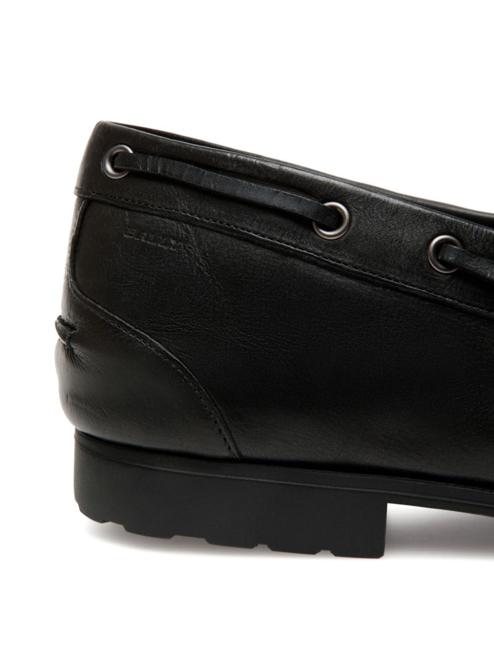 Bally Leren loafers Zwart