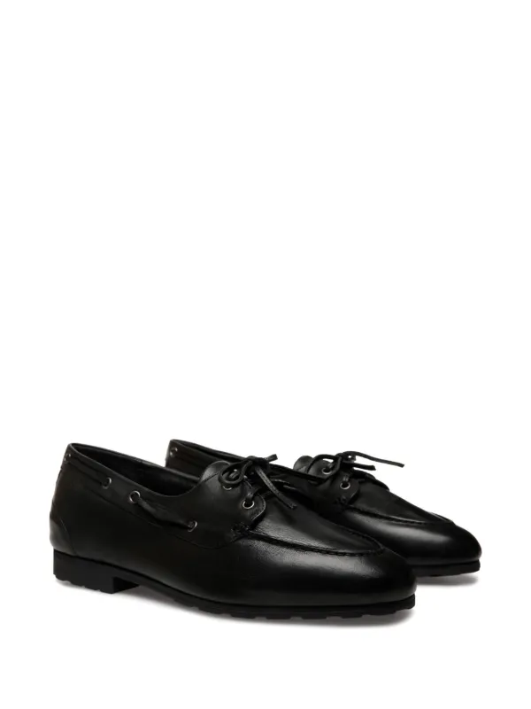 BALLY ブラックレザー ローファー Bally レザーローファー | ブラック | FARFETCH JP