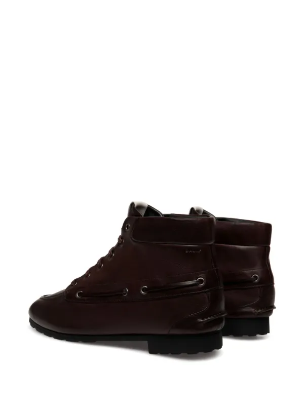 Bally Brown Chukka Boots Rich Leather 13 BALLY Size 9.5 Robik Brown Suede Leather Chukka Lace-Up  main image 2