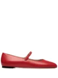 Bally brushed leather mary-jane shoes - Red