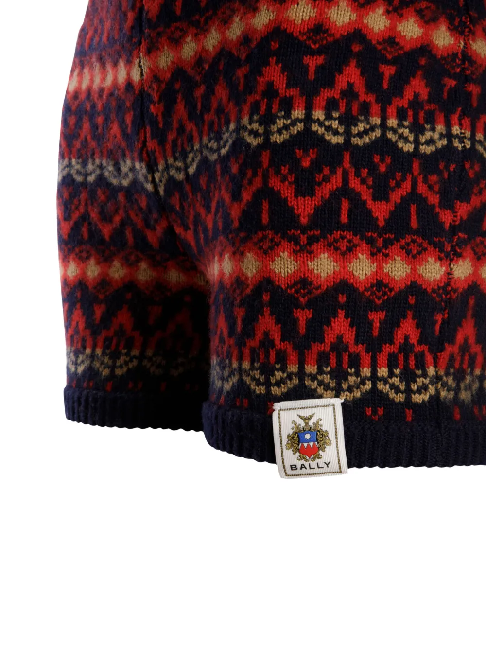 Bally Intarsia shorts Zwart