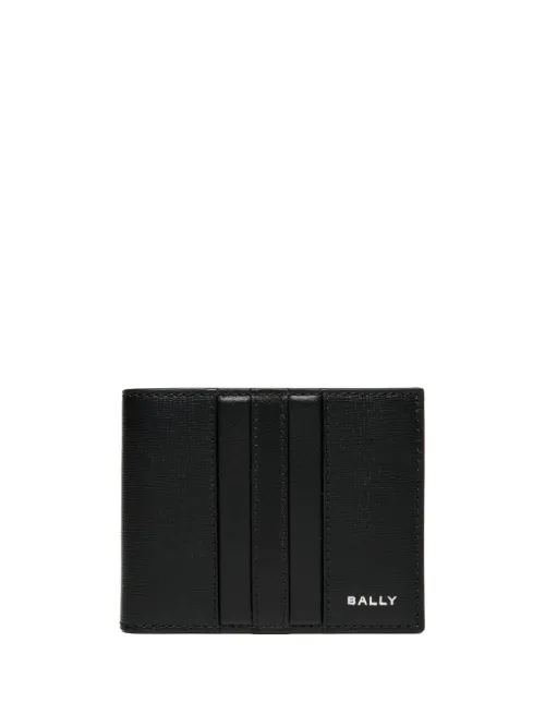 Portefeuille en cuir à logo imprimé - Bally - Modalova