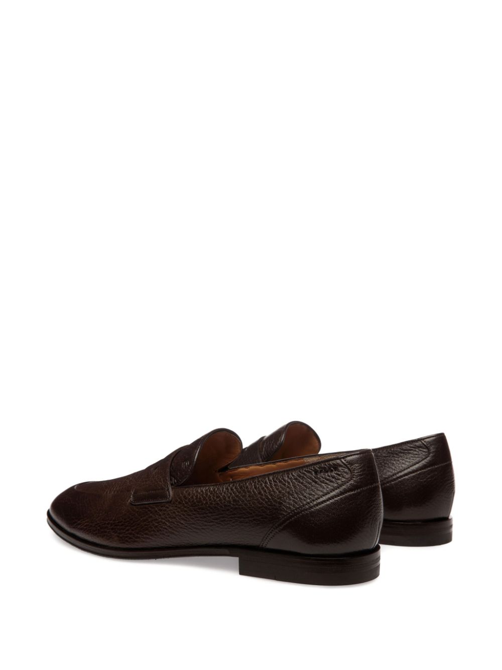 Bally Westminster Loafer in Deer Leather wide foot morphology Brown