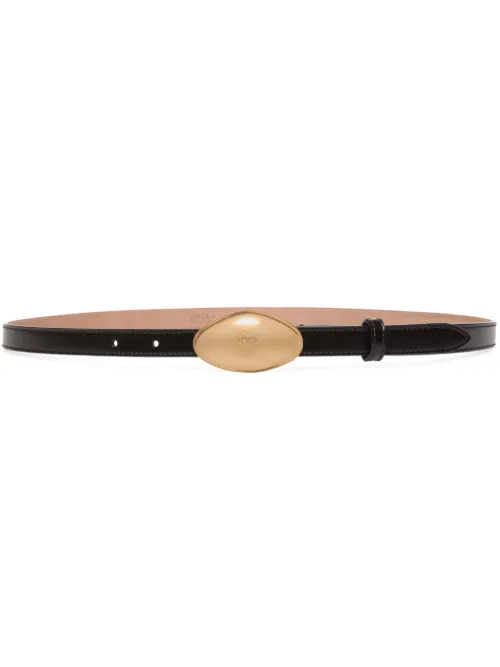 Bally ceinture en cuir - Noir - Bally - Modalova