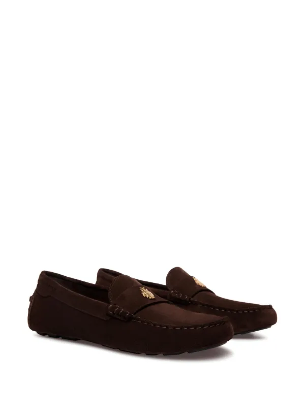 Bally Kerbs Driver In Suede Leather Wide Foot Morphology