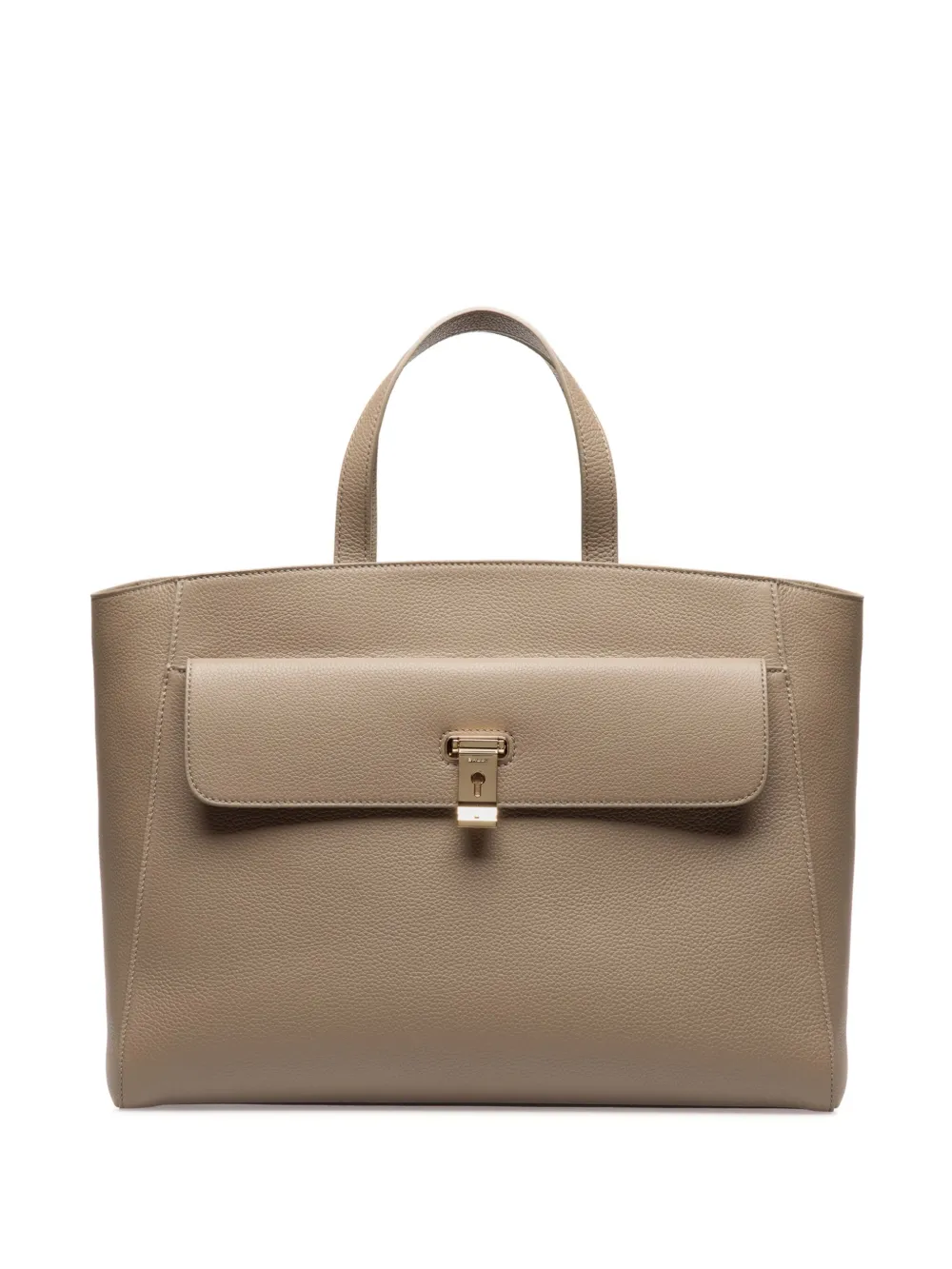 Bally Lydia Zipped Tote Bag In Neutrals
