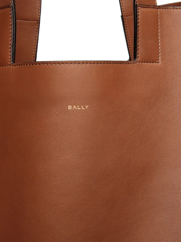 Bally Easy Leather Tote Bag | Brown | FARFETCH