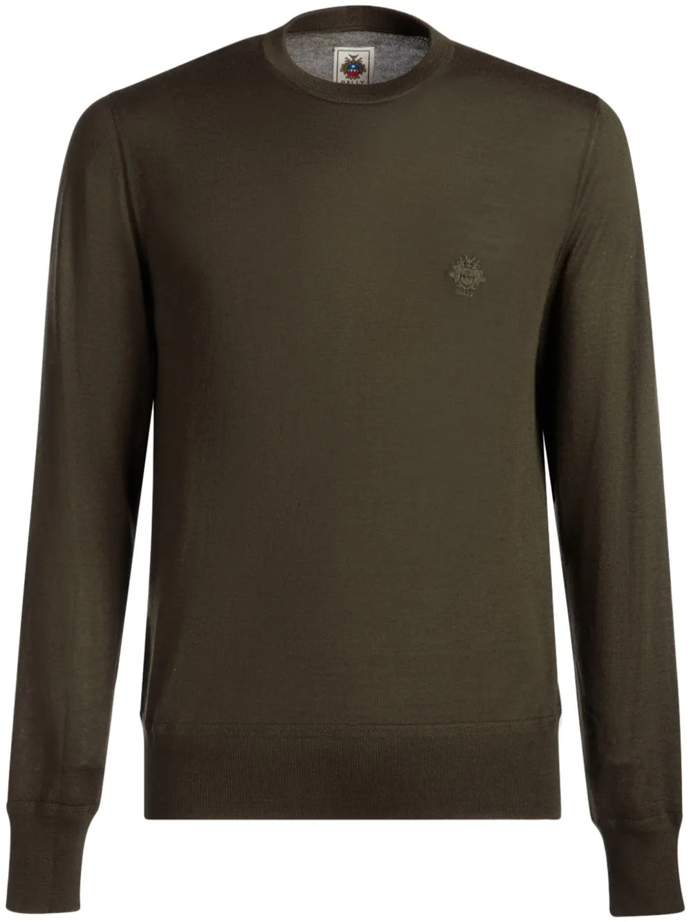 Bally x Adrien Brody trui met ronde hals Groen