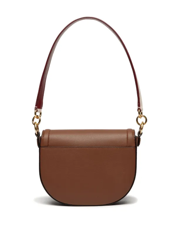 Bally レザーショルダーバッグ | ブラウン | FARFETCH JP