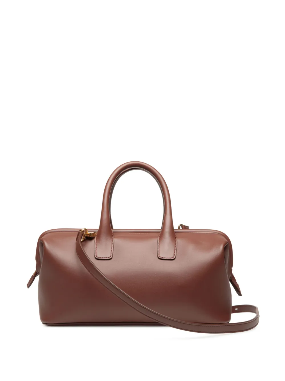 Bally leather top handle bag - Bruin