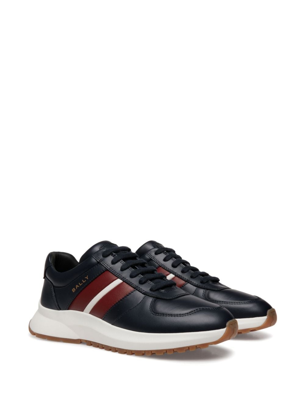 Shop Bally Outline Sneakers In Blue