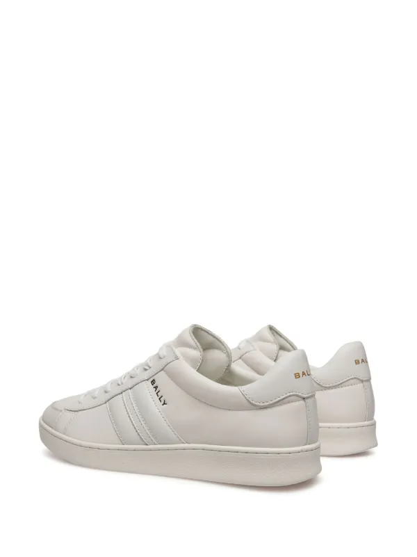 ★送料・関税込★BALLY★IVORY LEATHER MAILY SNEAKERS★ Bally Maily Sneaker White at CareOfCarl.com