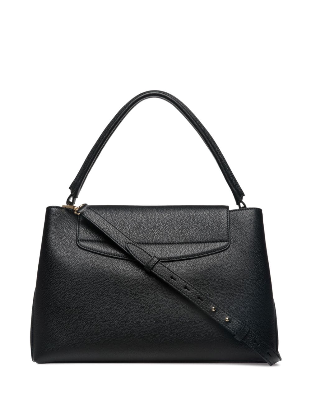 Shop Bally Layka Leather Tote Bag In Black