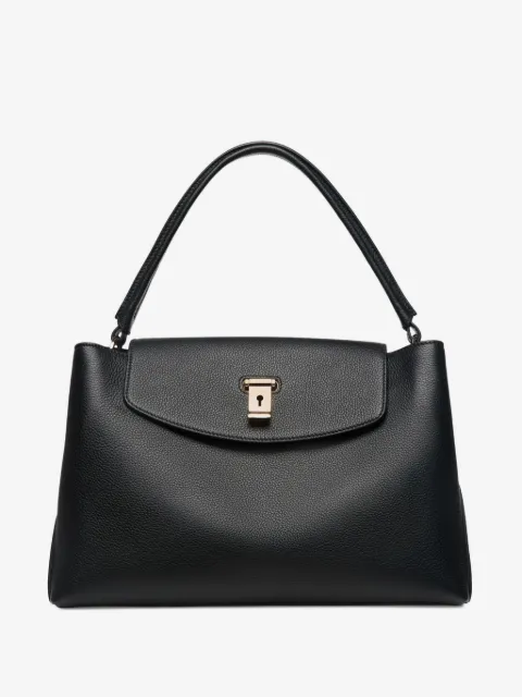 Bally Lock Me leather tote bag