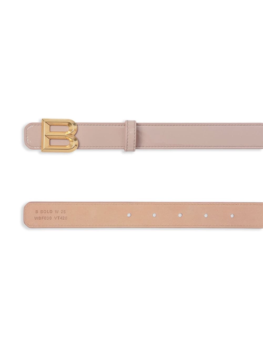 Bally logo-plaque leather belt - Beige