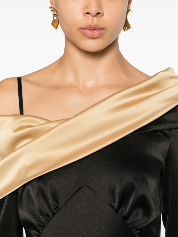 tanya maxi dress Tanya Halterneck Ruched Maxi Dress Chocolate