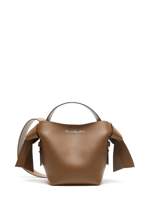 Acne Studios Musubi Mini Shoulder Bag in Brown