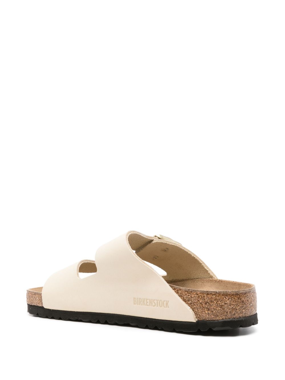 Birkenstock Arizona leren slippers Beige