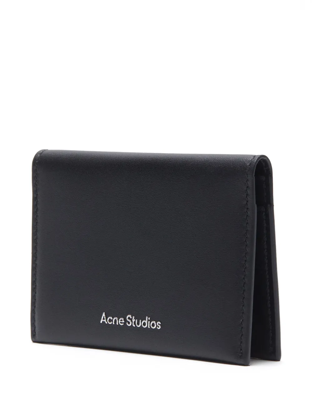 Acne Studios Leren pasjeshouder - Zwart