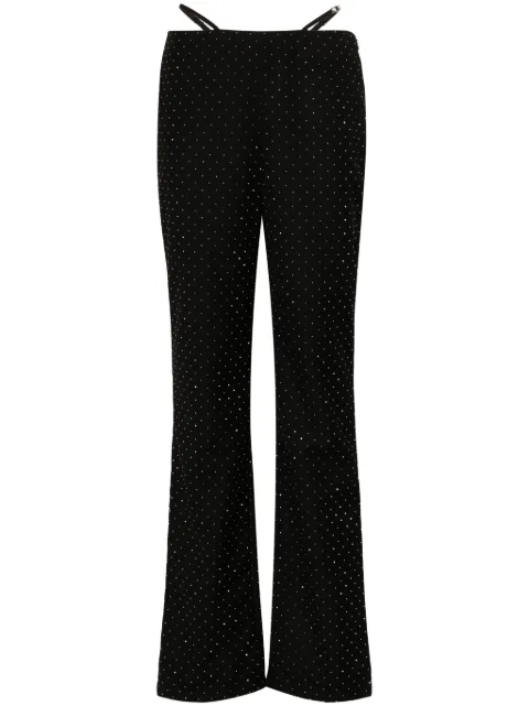 Chiara Ferragni rhinestone-embellished straight-leg trousers