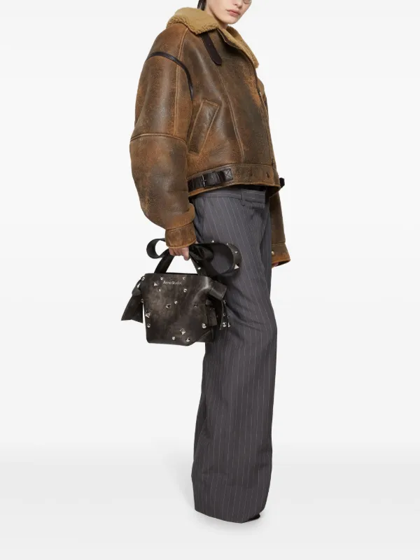 【Acne Studios】Musubi ショルダーバッグ レザー Acne Studios Musubi ショルダーバッグ | ブラウン | FARFETCH JP