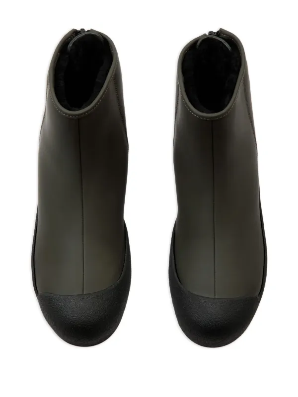 Bally x Monocle Cubrid Curling Ankle Boots | Green | FARFETCH