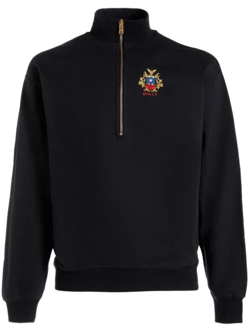 Sweat zippé à logo brodé - Bally - Modalova