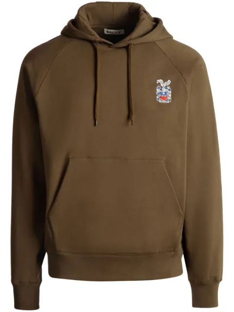 Bally hoodie con logo bordado