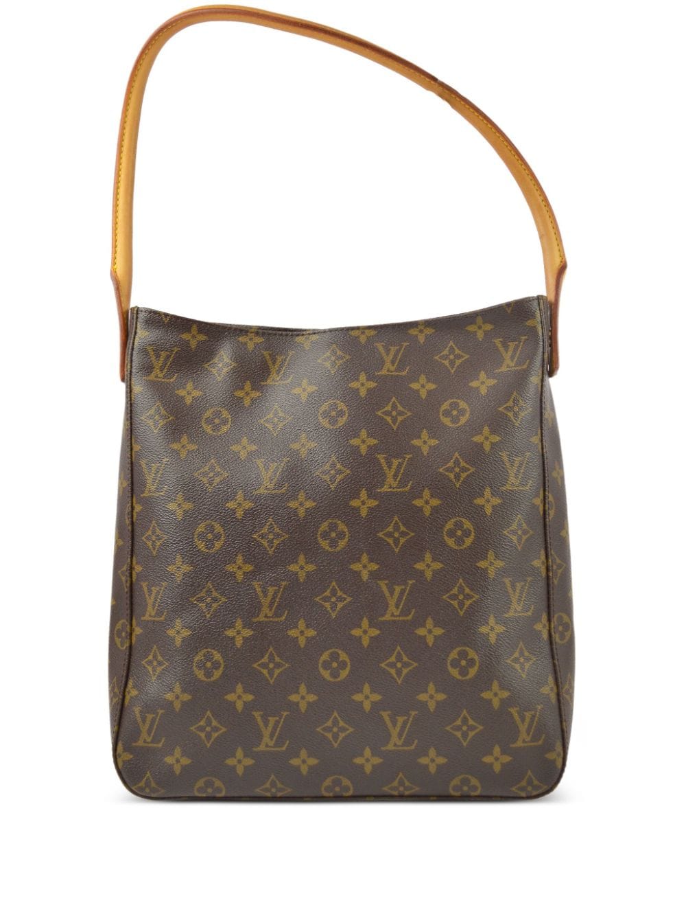 Pre-owned Louis Vuitton 2002 Looping Gm Shoulder Bag In Brown