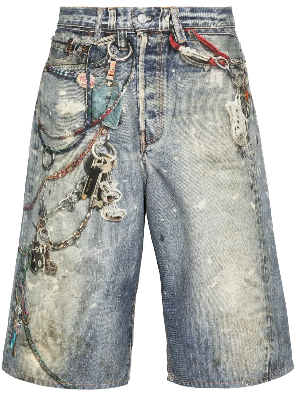Acne Studios T-shirt met print Blauw