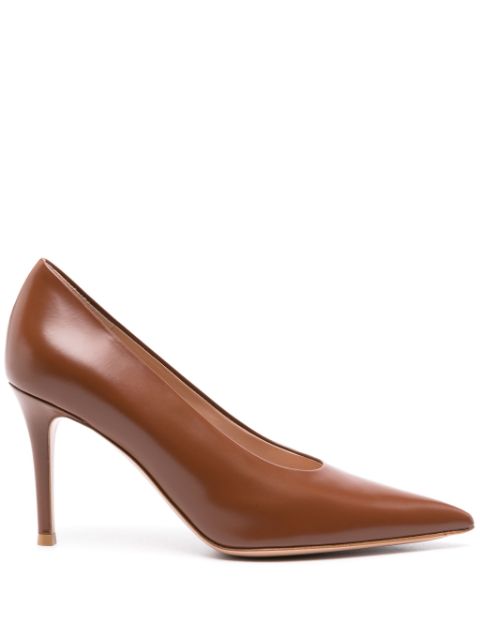 Gianvito Rossi pointed-toe leather pumps Women