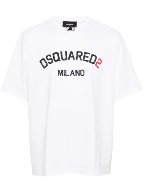 DSQUARED2 logo-print cotton T-shirt