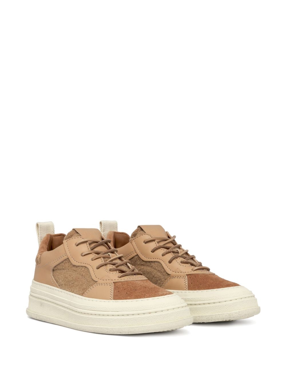 Buttero Circolo panelled sneakers - Beige