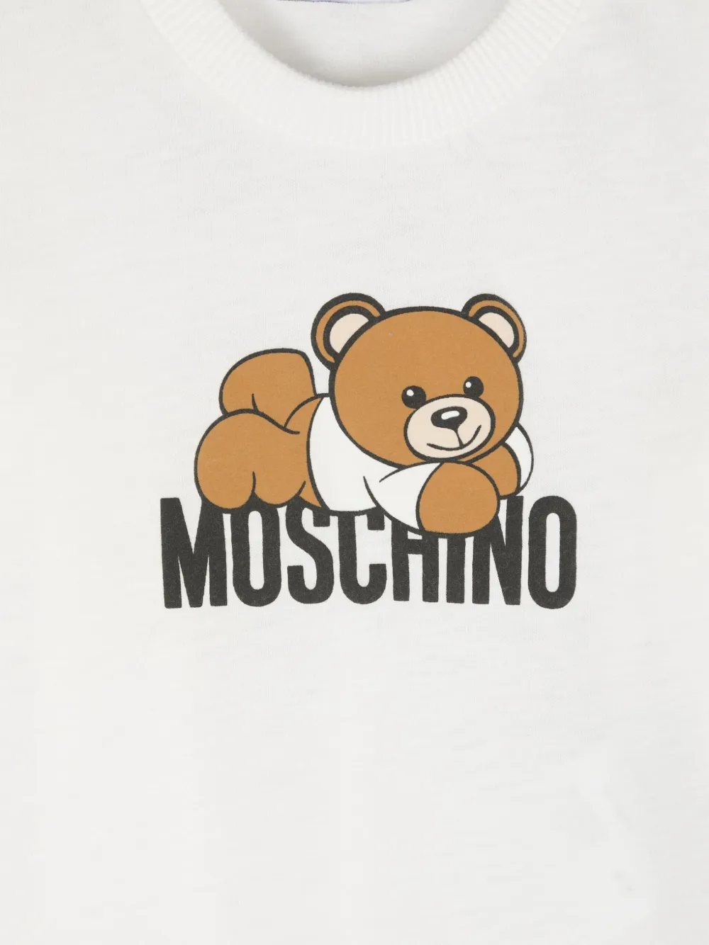 Moschino Kids T-shirt met Teddy Bear-print Wit