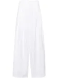 TWP high-rise palazzo pant - White