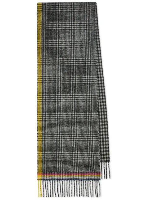Paul Smith checked wool scarf