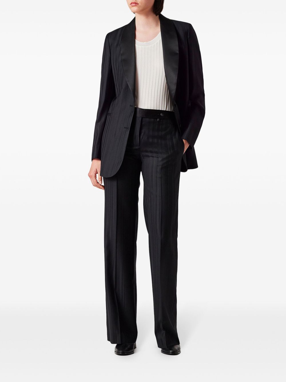 Paul Smith Shadow Stripe blazer - Zwart