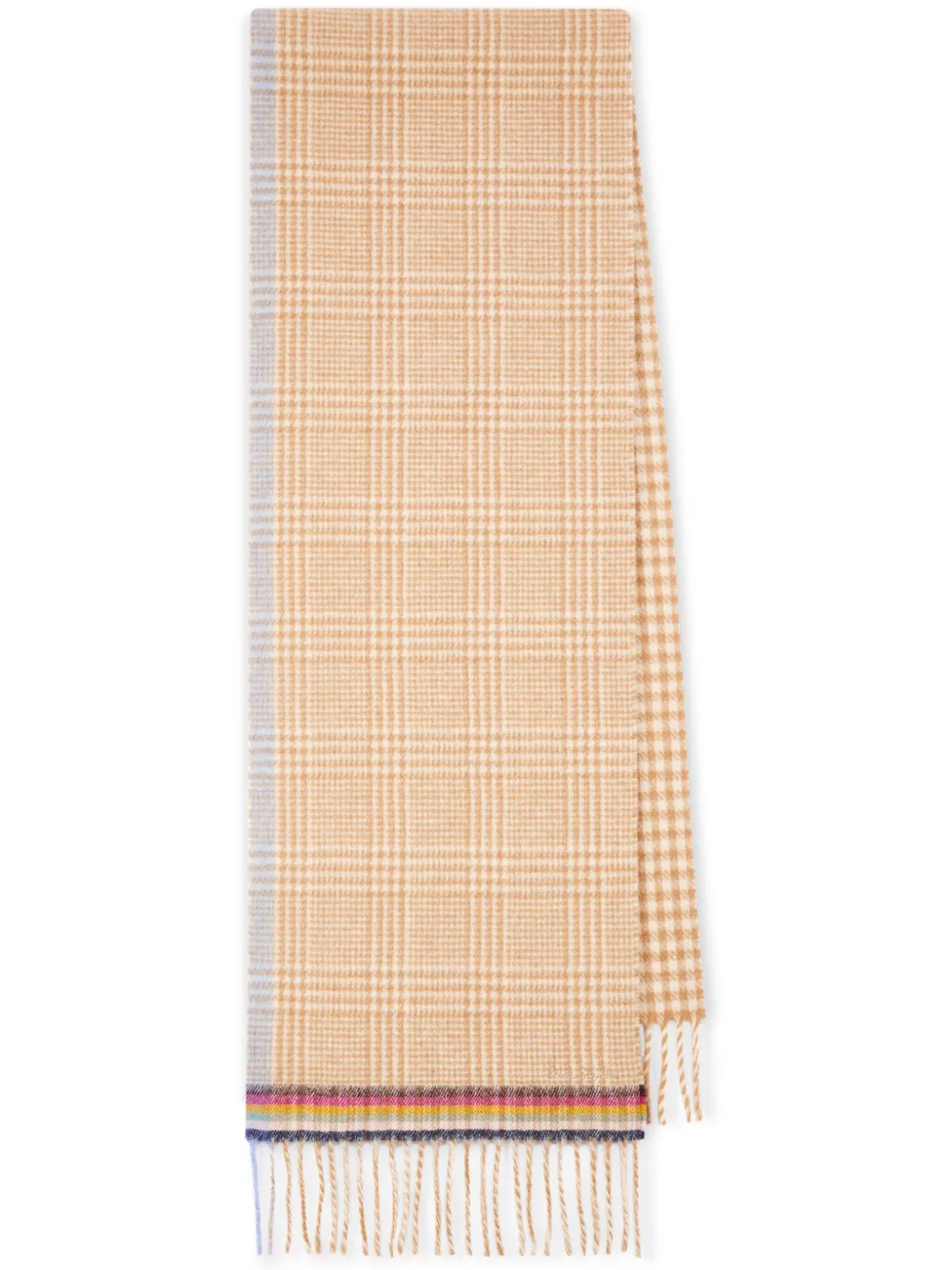 Affordable Burberry checked wool scarf Men