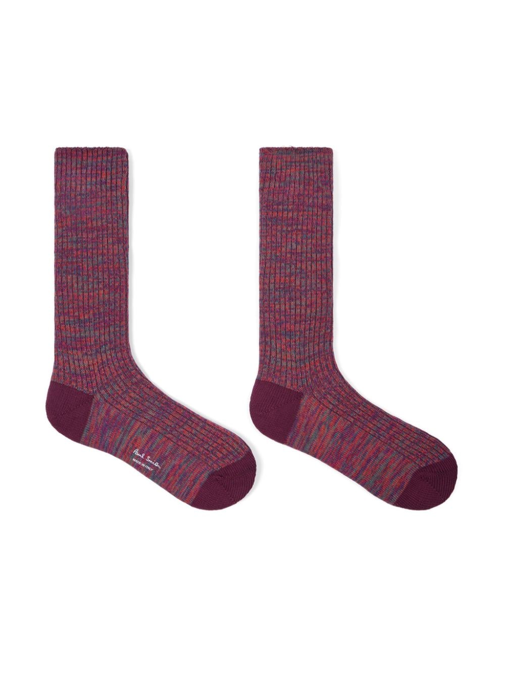 Paul Smith rib-knit socks - Rood