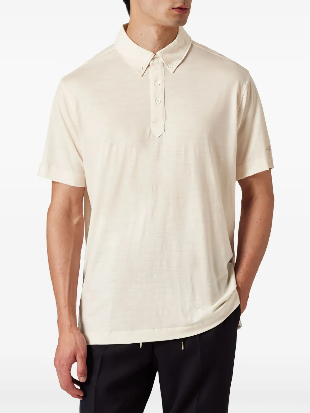 merino wool polo shirt