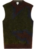Paul Smith Photogram Leaves vest - Green