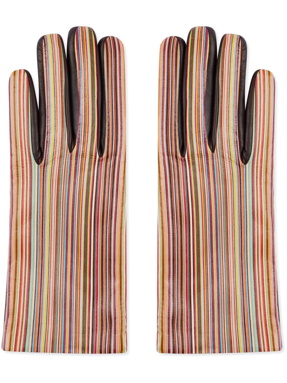 Paul Smith Signature Stripe gloves - Red