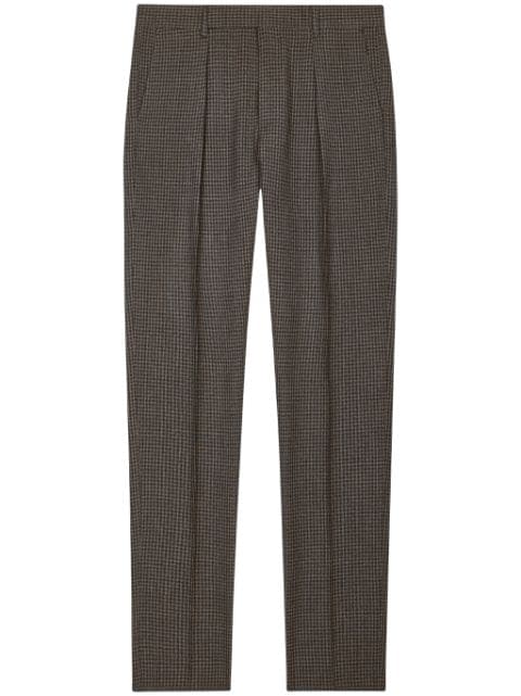 Paul Smith checked tapered trousers